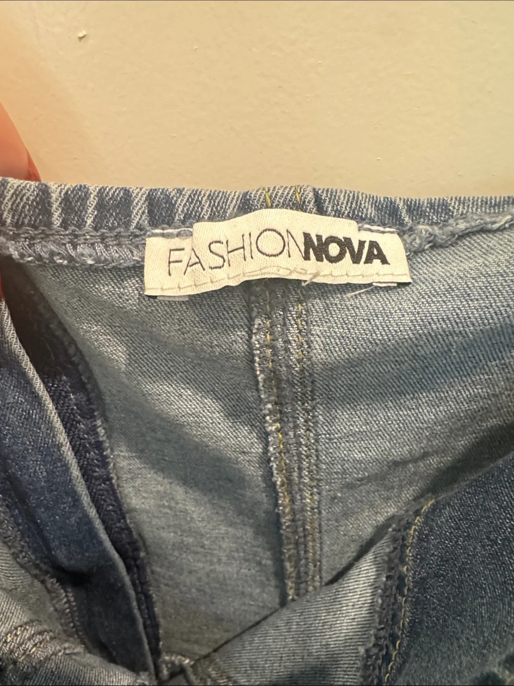 Fashion Nova Strapless Longline Denim Dress in Charcoal Blue - Picture 2 of 7